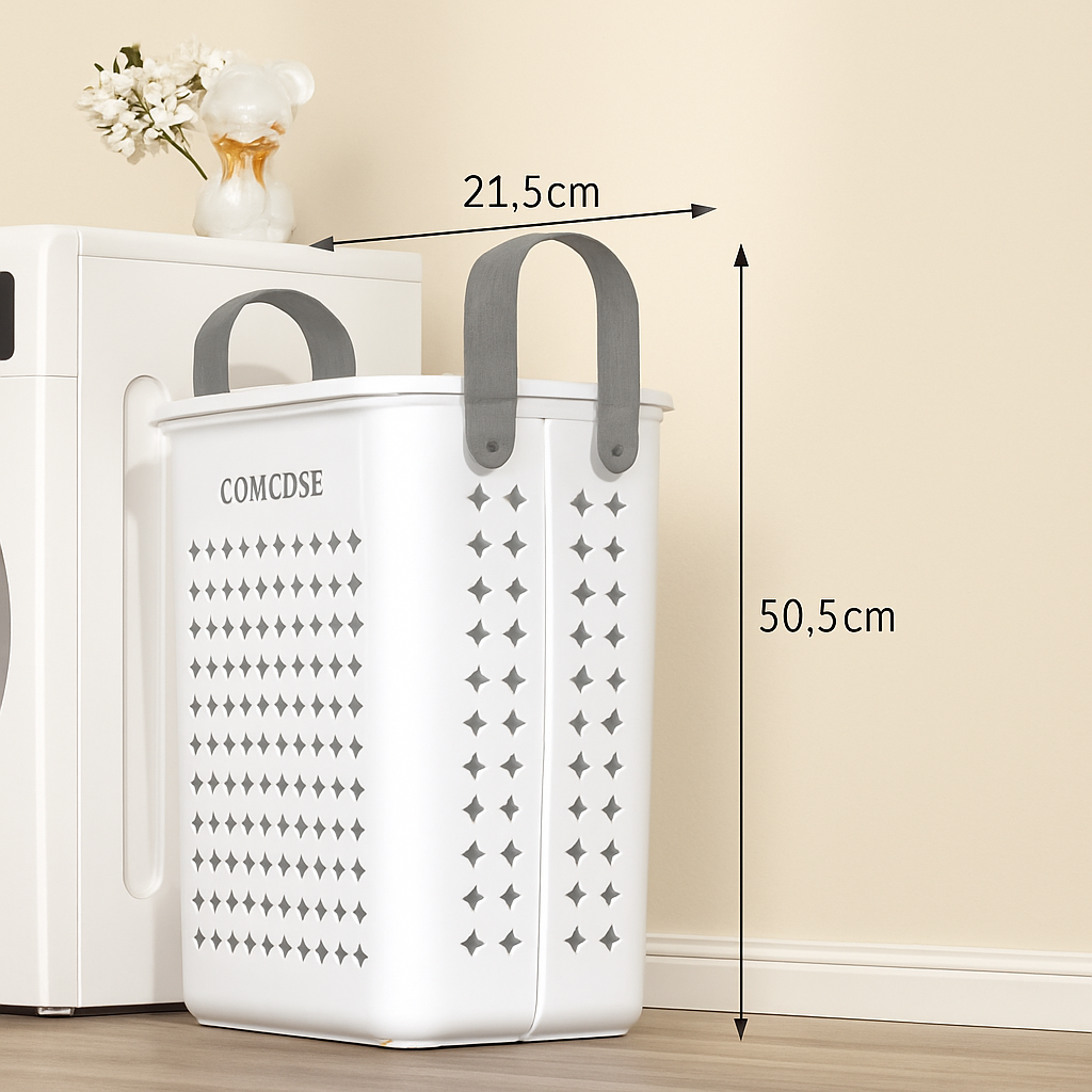 panier pliable multifonctionnel avec roulettes grande capacité rangement pratique - vue 7 sur 14