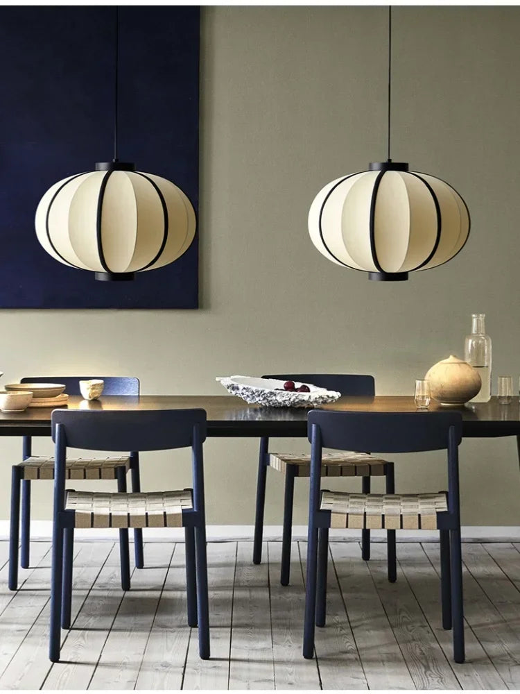 piet lanternes simples design tissu abat-jour décoration lumière