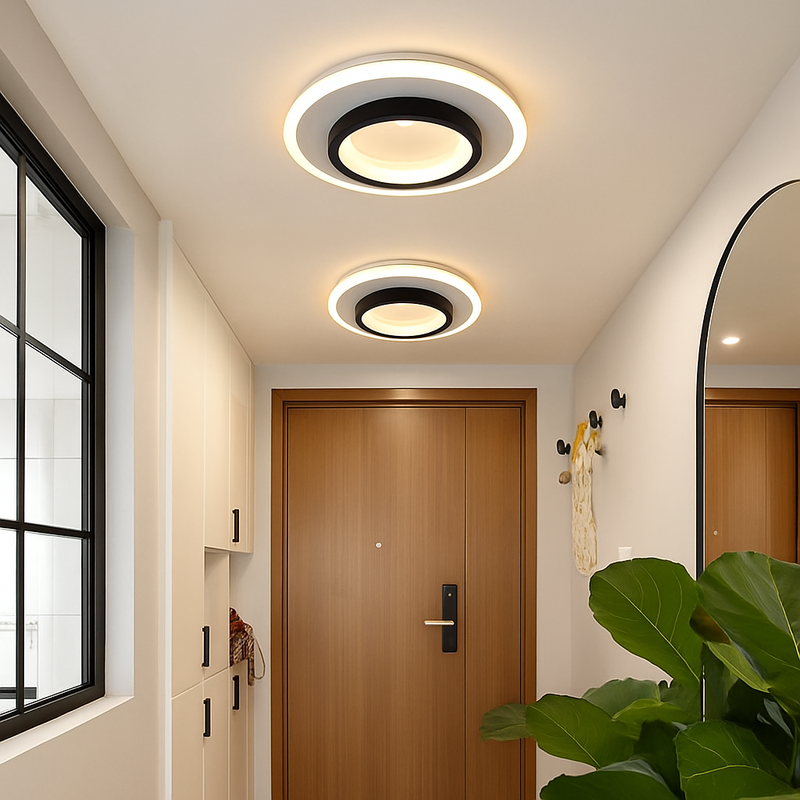 Plafond moderne à LEDs lampe pour salon escalier allée vestiaire couloir chambre plafonnier intérieur décor à la maison luminaire