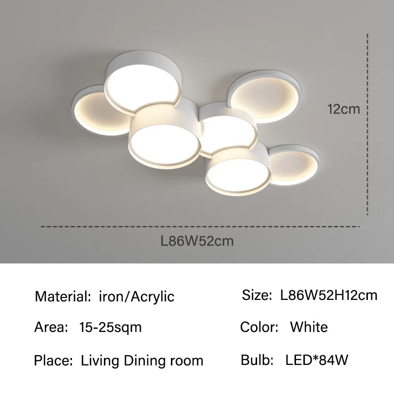 Lustre led plafond modernes
