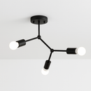 Plafonnier branche de spots style retro Personality