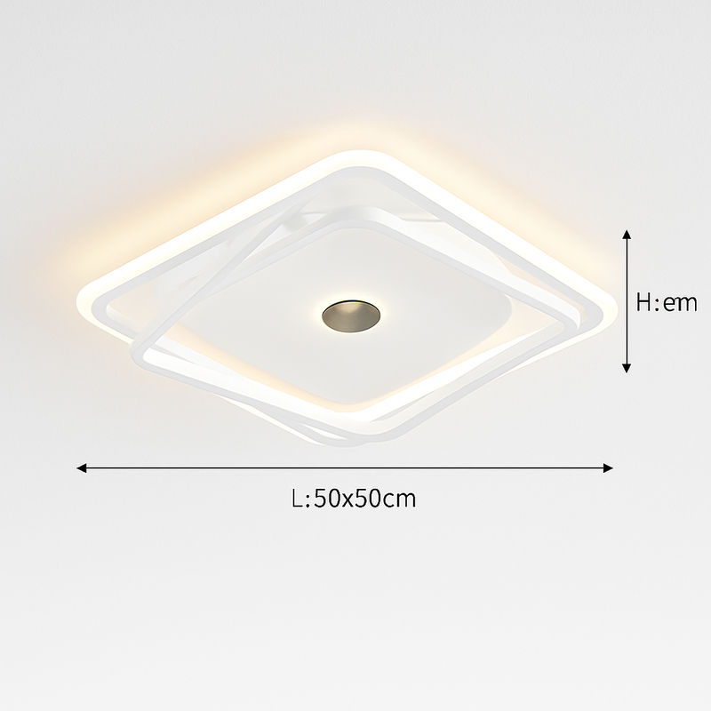 plafonnier design minimaliste pour un éclairage d'ambiance élégant