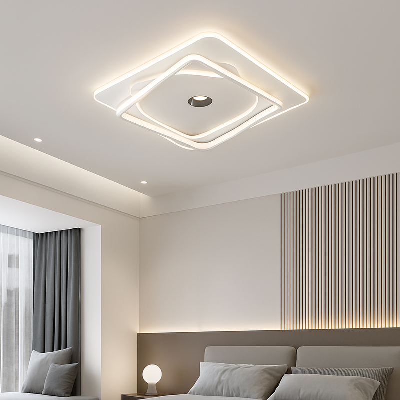 plafonnier design minimaliste pour un éclairage d'ambiance élégant