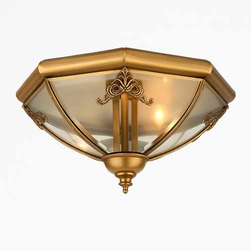 plafonnier en cuivre pour intérieur et extérieur polyvalent