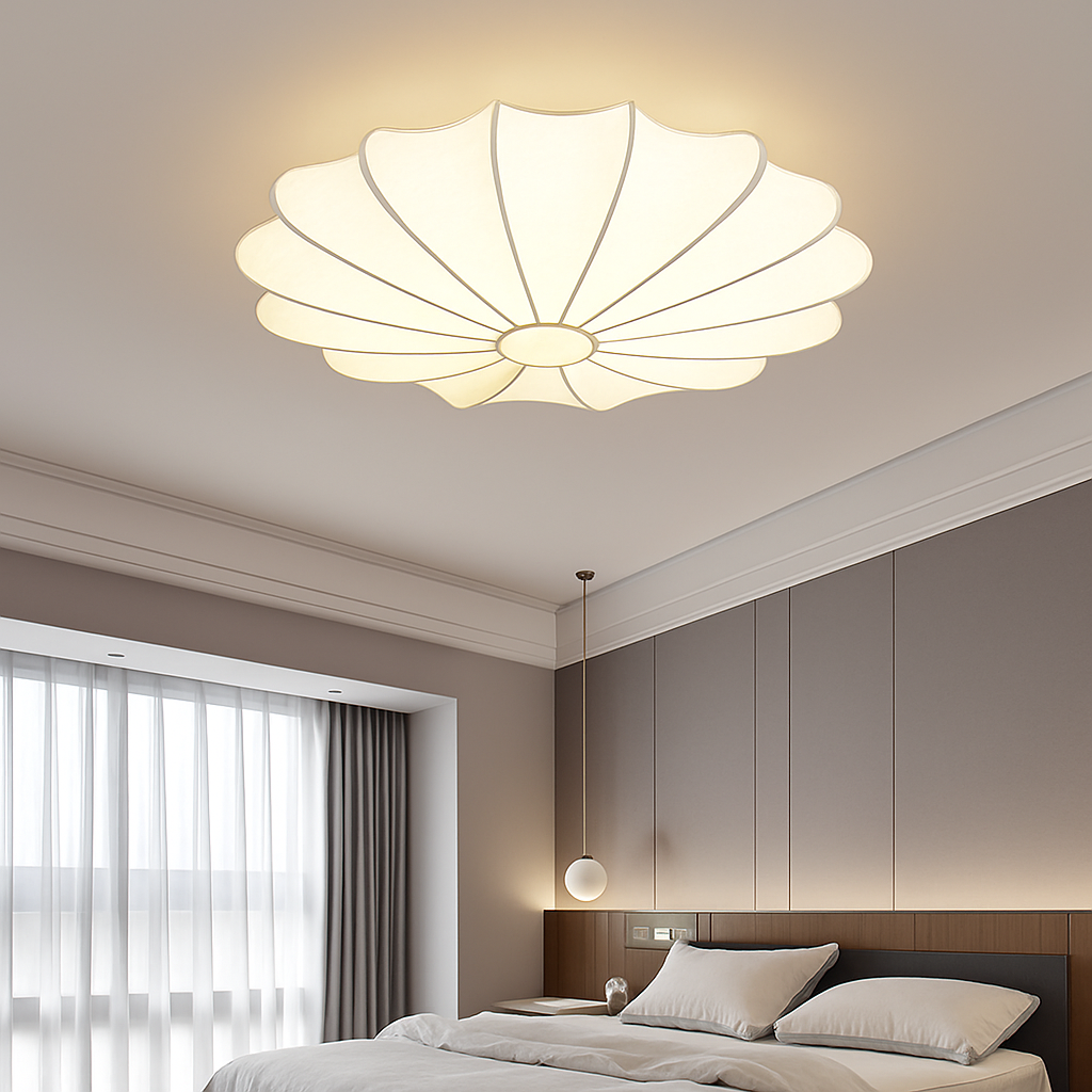 Plafonnier japonais art rond lumière minimaliste plafonnier chambre lampe salon personnalité nelson lampe - vue 2 sur 12
