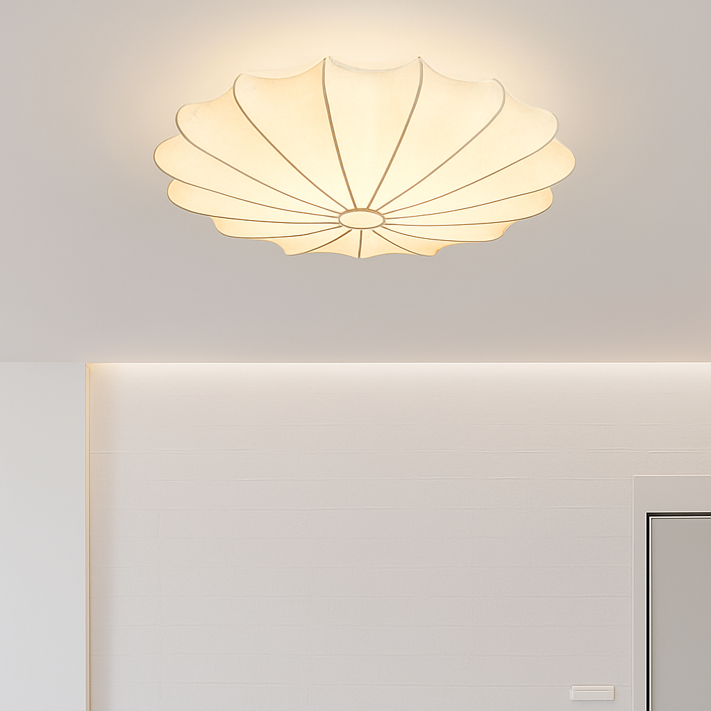 Plafonnier japonais art rond lumière minimaliste plafonnier chambre lampe salon personnalité nelson lampe - vue 5 sur 12