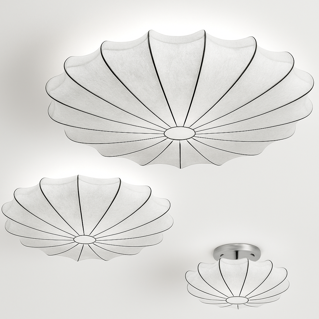 Plafonnier japonais art rond lumière minimaliste plafonnier chambre lampe salon personnalité nelson lampe - vue 6 sur 12