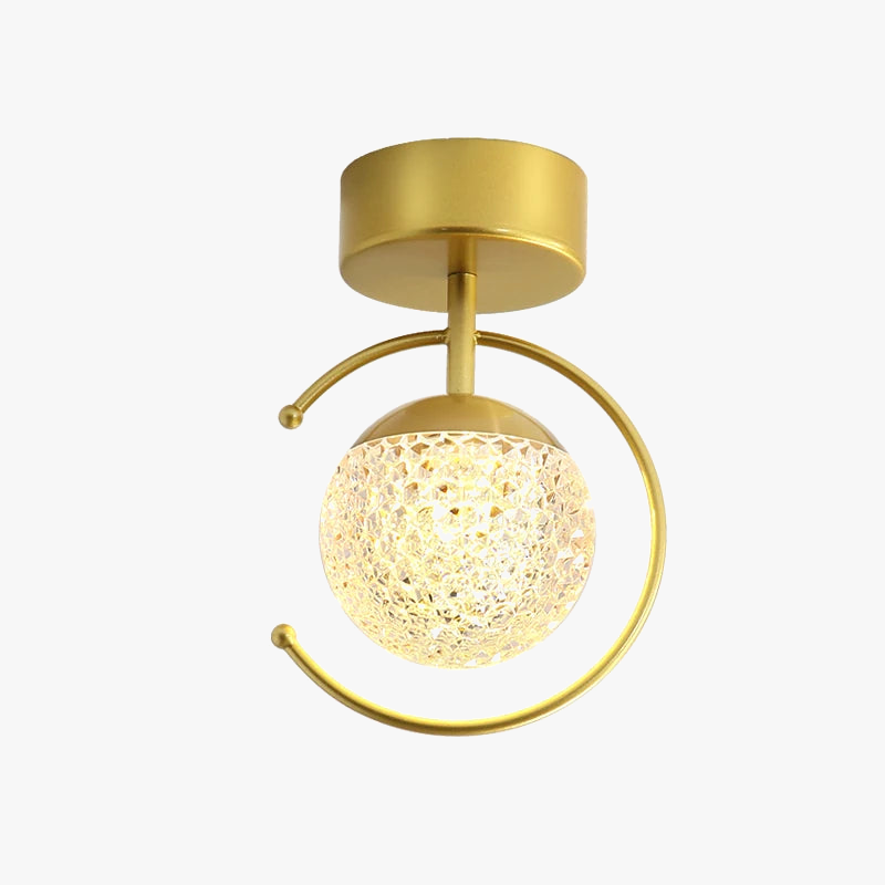 Plafonnier led acrylique éclairage luxe intérieur gradation continue