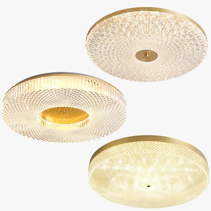 plafonnier led circulaire minimaliste moderne en acrylique