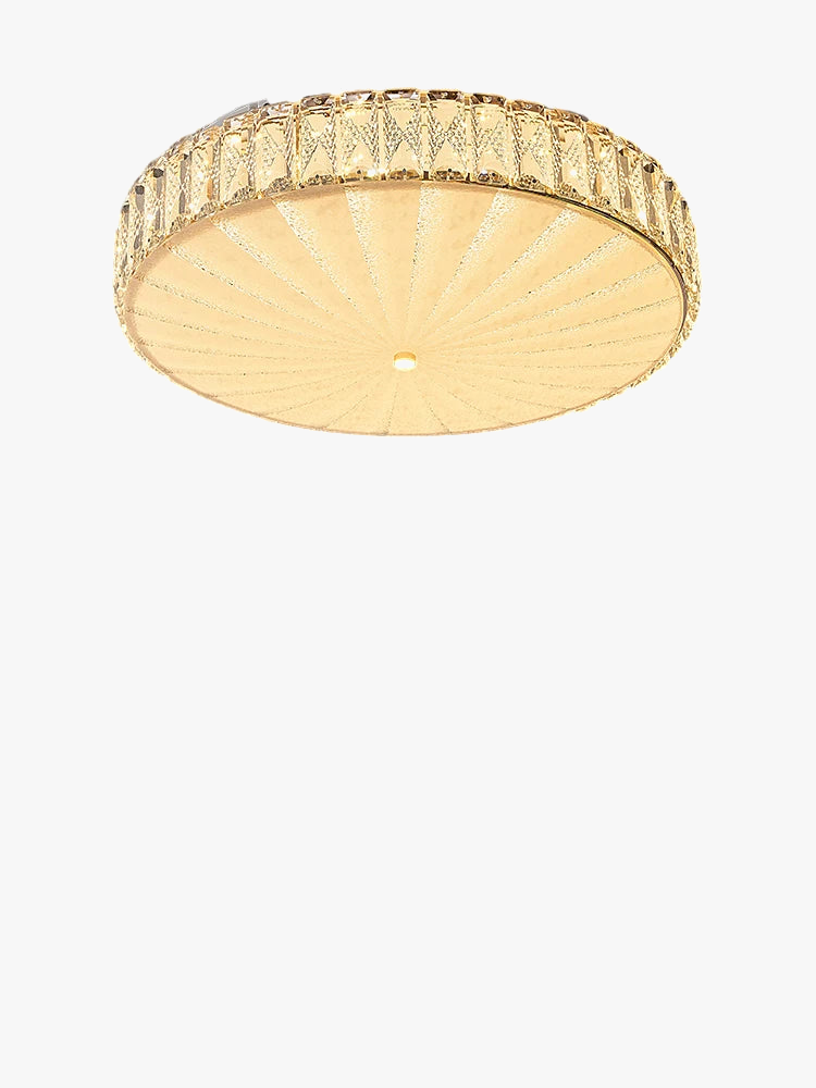 plafonnier led de luxe en cristal design moderne haute qualité 	 lampara