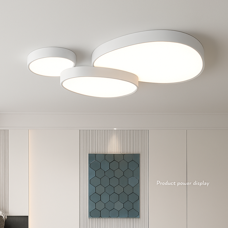 Plafonnier LED design décorative led noir blanc