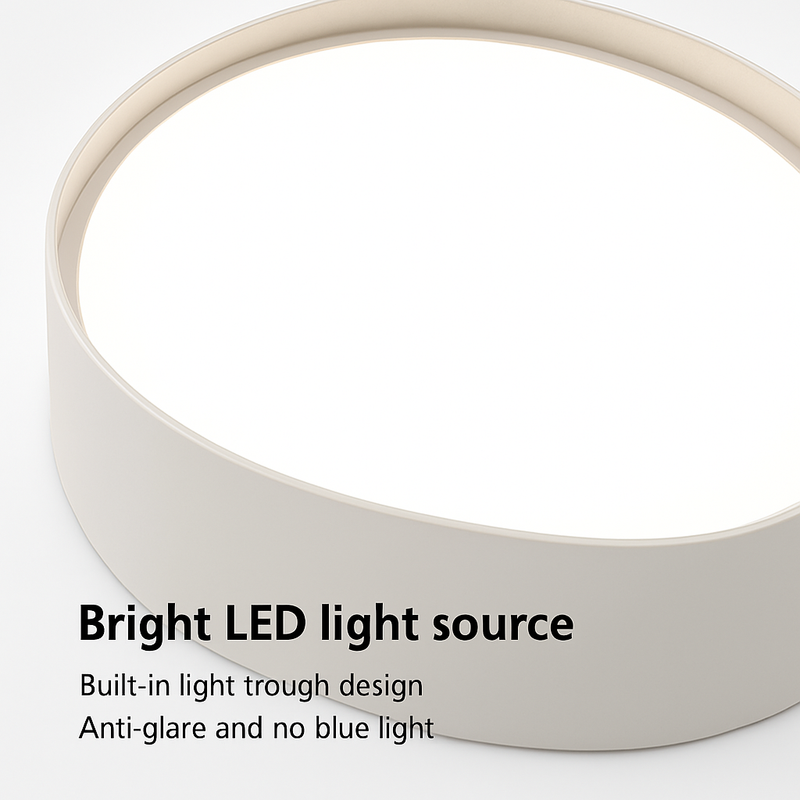 Plafonnier LED design décorative led noir blanc