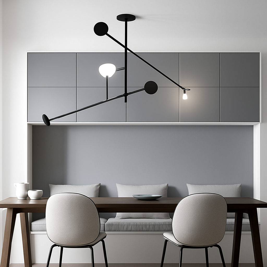Plafonnier Led design nordique pour Tables basses de restaurant bureaux de chambre lampes suspendues noires luminaire de décoration de la maison - vue 7 sur 14