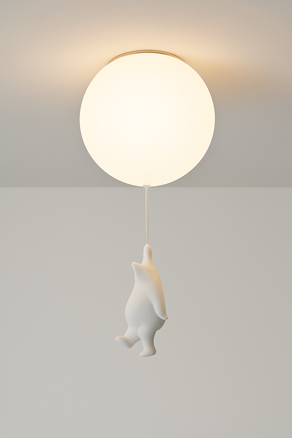 plafonnier led dessin animé belle ours pour enfants - vue 7 sur 26