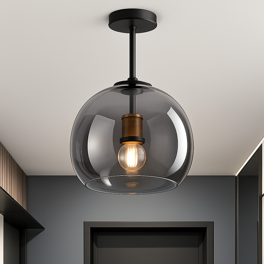 plafonnier led minimaliste moderne texture nordique éclairage créatif