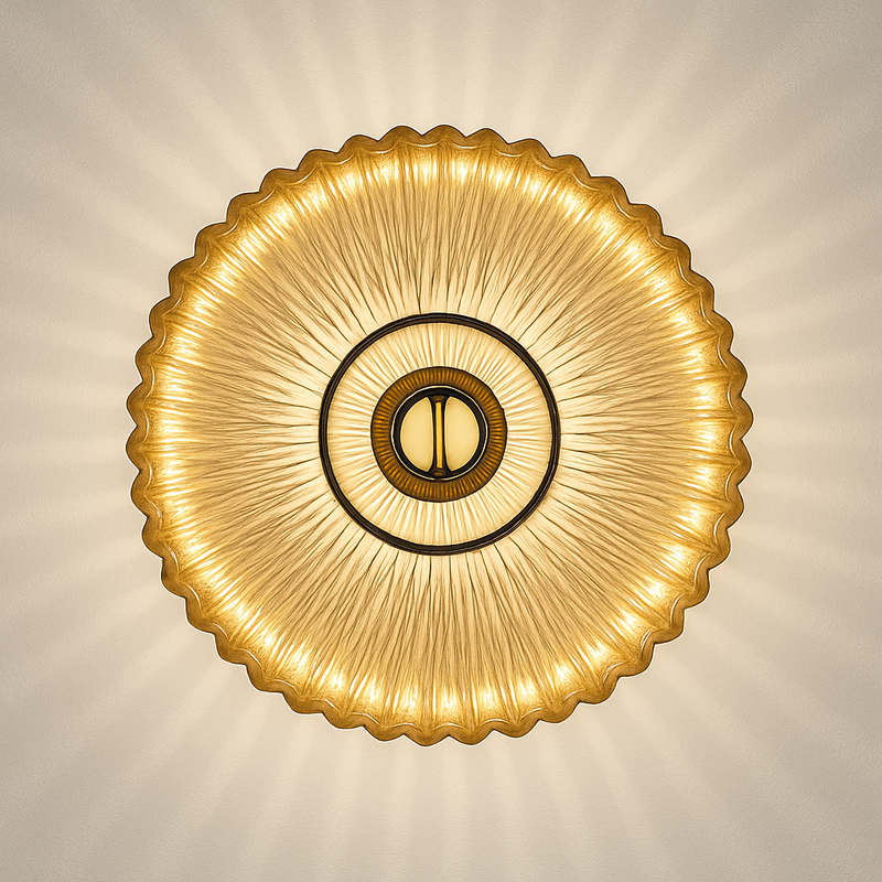 plafonnier led moderne en verre de luxe pour décoration simple