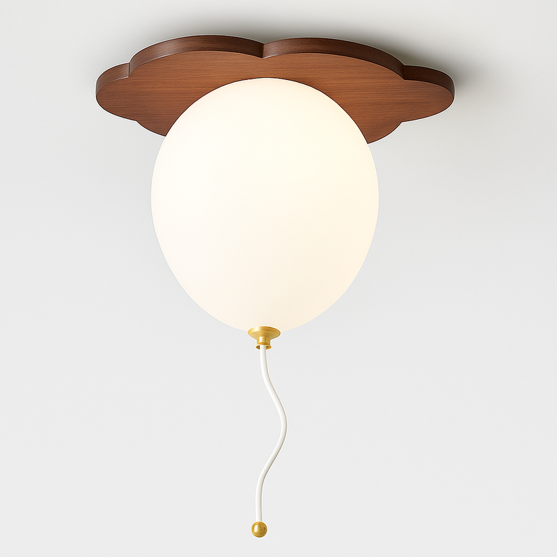 plafonnier led ours ballon décoration créative pour enfant