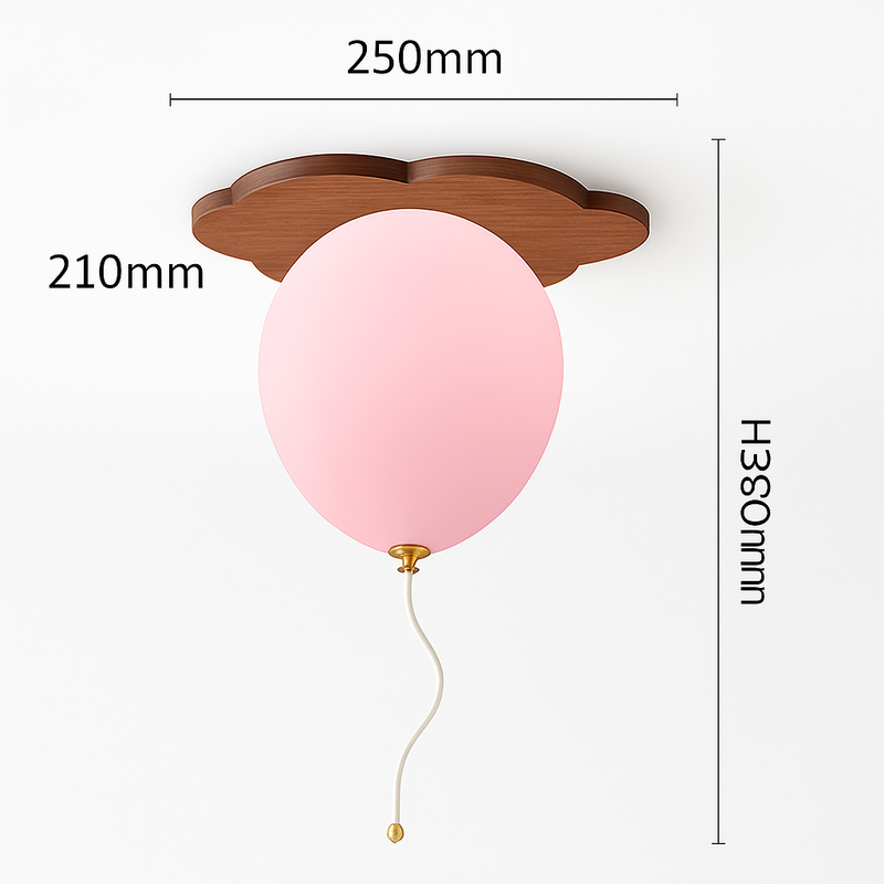 plafonnier led ours ballon décoration créative pour enfant