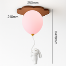 plafonnier led ours ballon décoration créative pour enfant