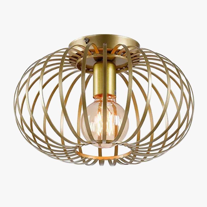 plafonnier moderne en fer style américain pour intérieur