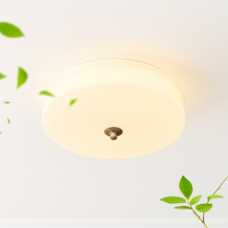 plafonnier moderne en verre rétro style vintage pour intérieur élégant