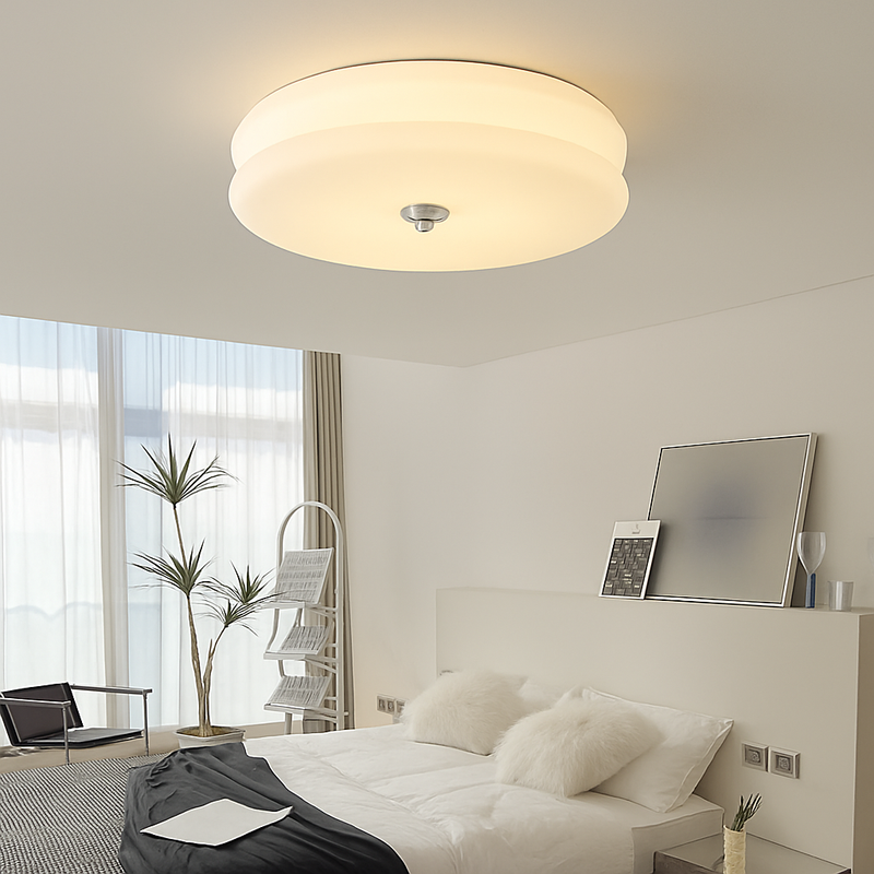 plafonnier moderne en verre rétro style vintage pour intérieur élégant