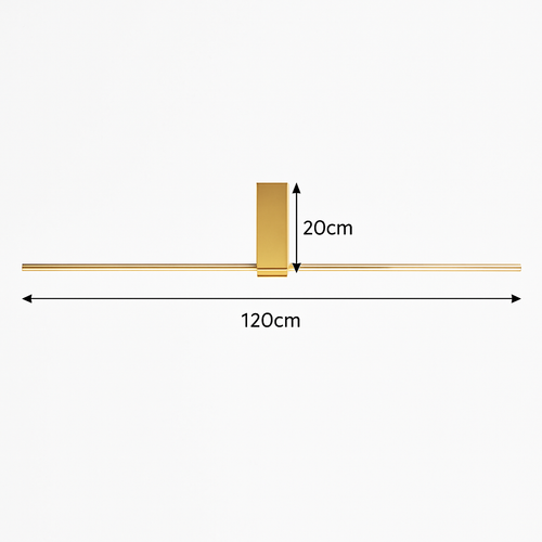 Plafonnier moderne LED minimaliste barre lumineuse Mahil