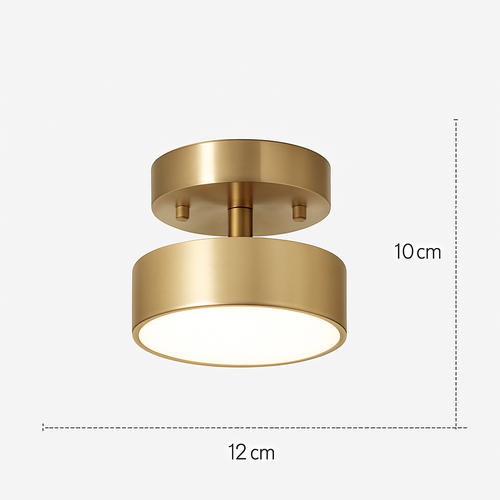 Plafonnier moderne LED minimaliste en métal Celio