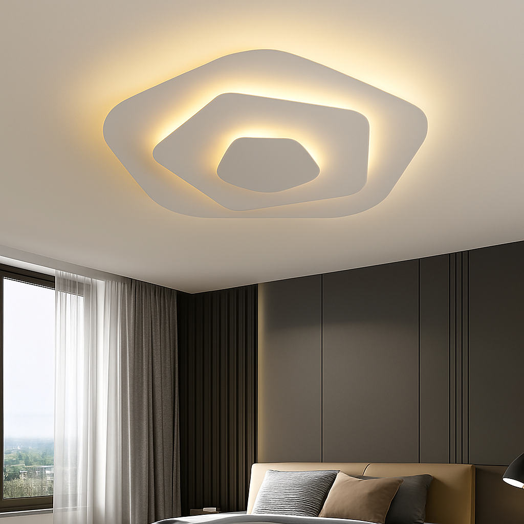 Plafonnier moderne à LEDs pour salon salle à manger chambre enfants salle d'étude allée décor à la maison - vue 3 sur 21
