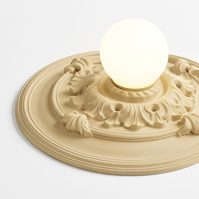 plafonniers led modernes style nordique rétro français sculptés