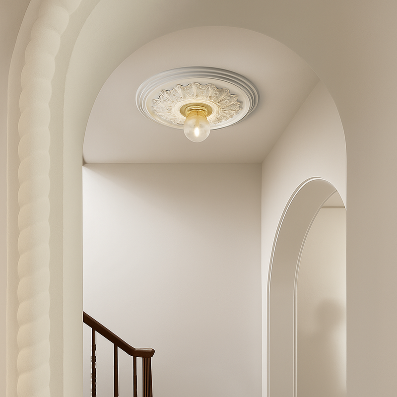 plafonniers led modernes style nordique rétro français sculptés