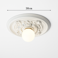 plafonniers led modernes style nordique rétro français sculptés