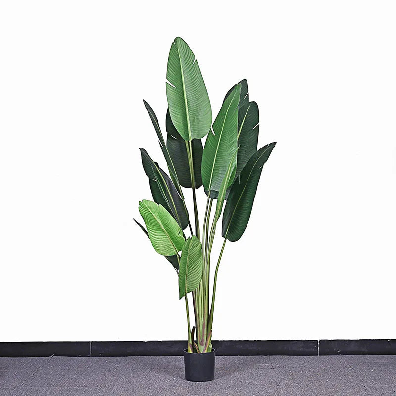 plante artificielle bananier tropicales pour décoration intérieure et bureau