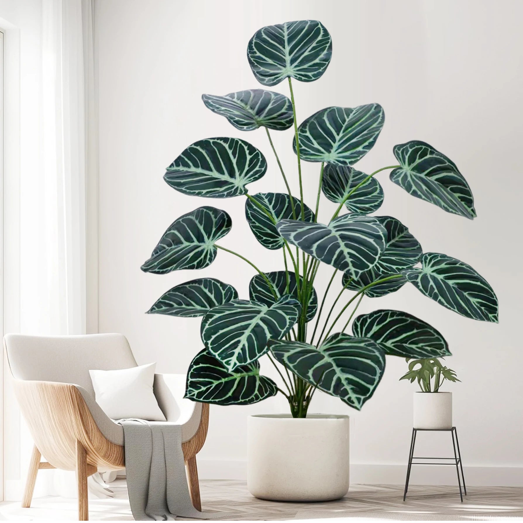 plante artificielle en pot feuille de pommier pour décoration intérieure