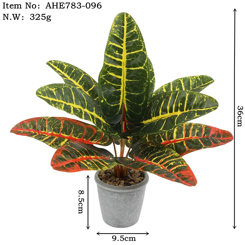plante artificielle en pot pour décoration intérieure moderne