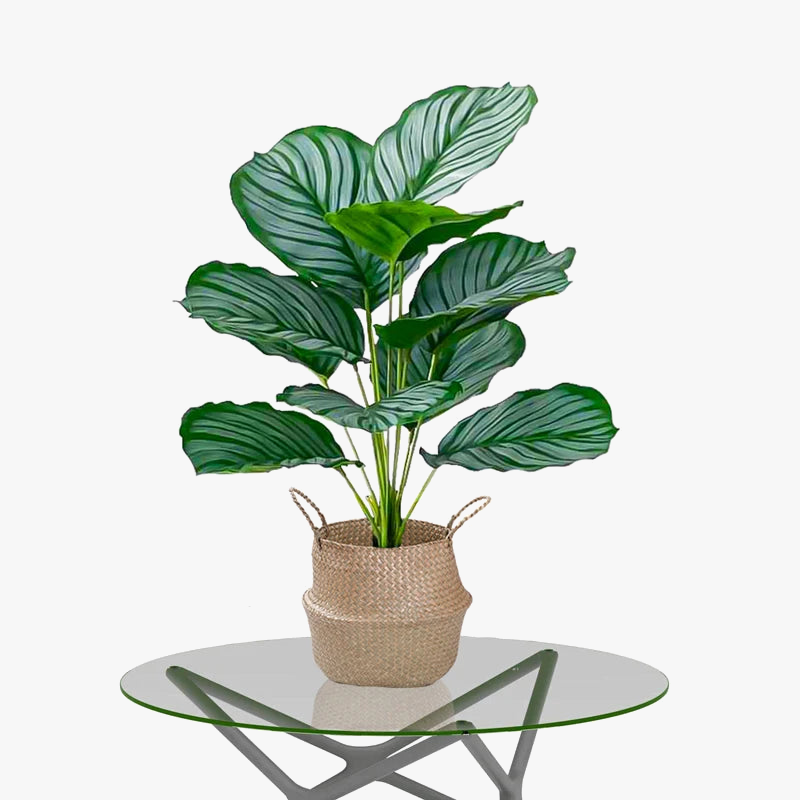 plante artificielle monstera tropicale pour décoration murale jardin
