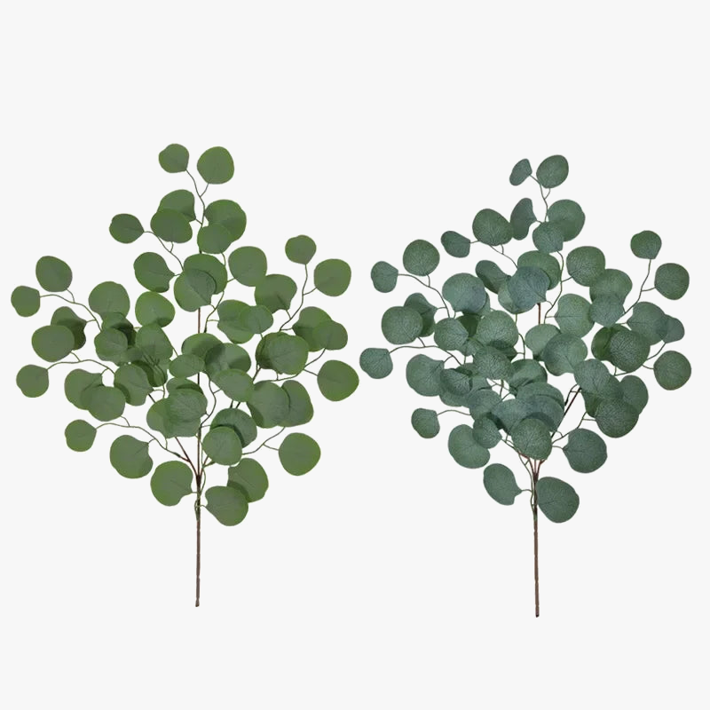 plantes artificielles eucalyptus pour décoration intérieure et photographie