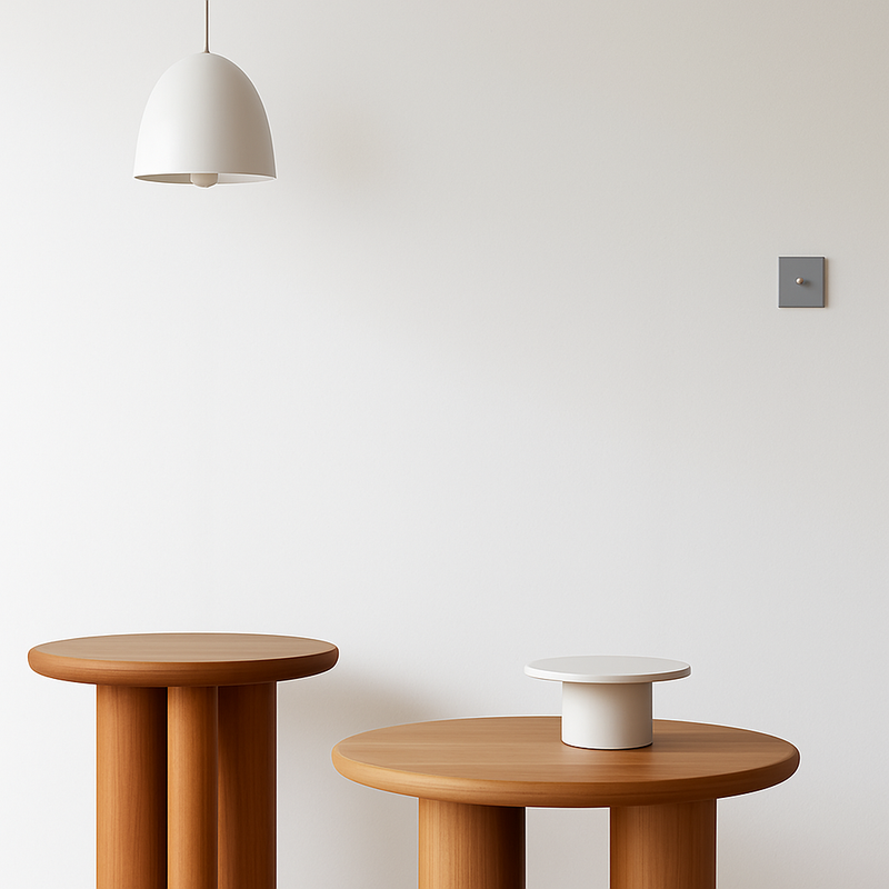 Prise électrique en acier gris brossé