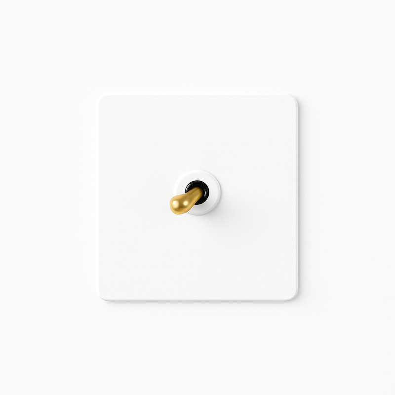 Prise électrique et double USB en acier blanc mat bords arrondis