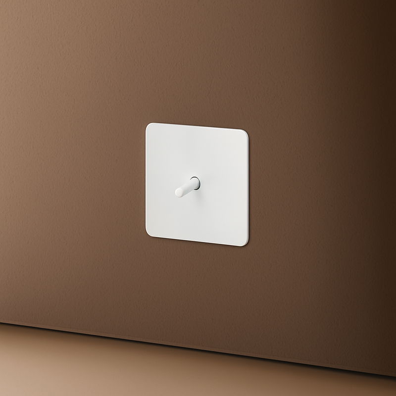 Prise électrique et double USB et USB type C (Europe) en acier blanc mat bords arrondis