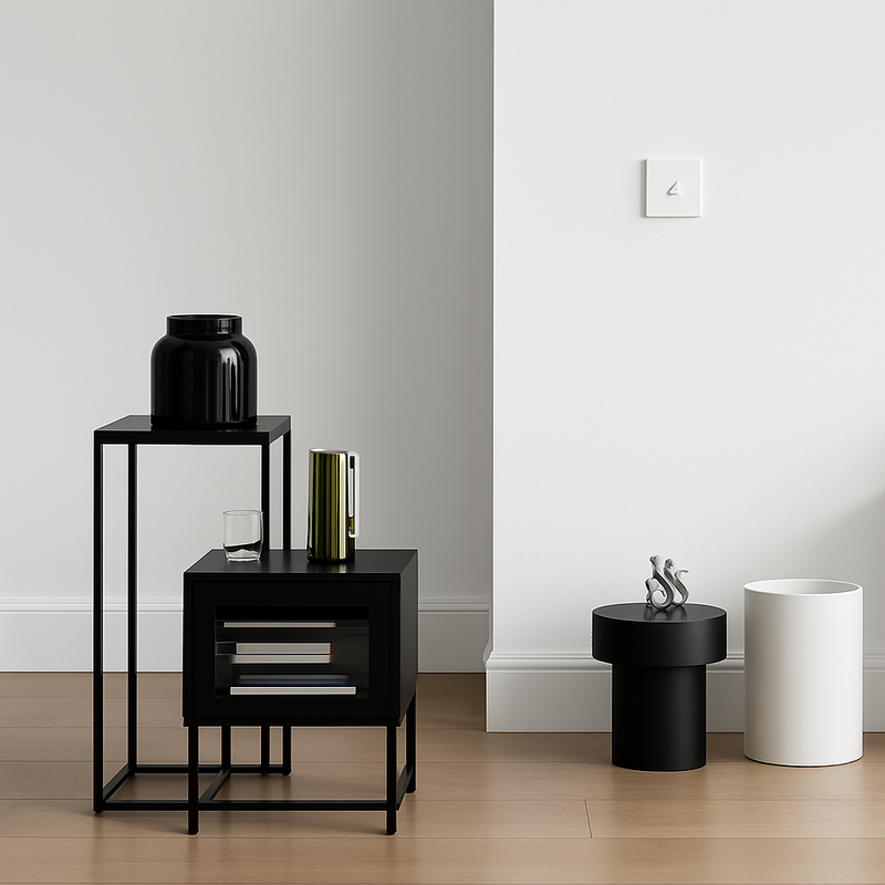 Prise électrique et double USB et USB type C (Europe) en acier blanc mat bords arrondis