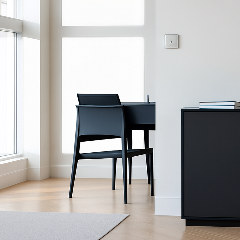 Prise TV et RJ45 en acier gris clair brossé bords arrondis