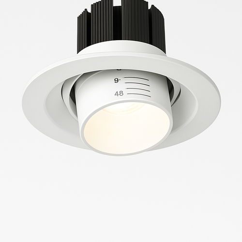 projecteur led spot encastré dimmable avec zoom intégré