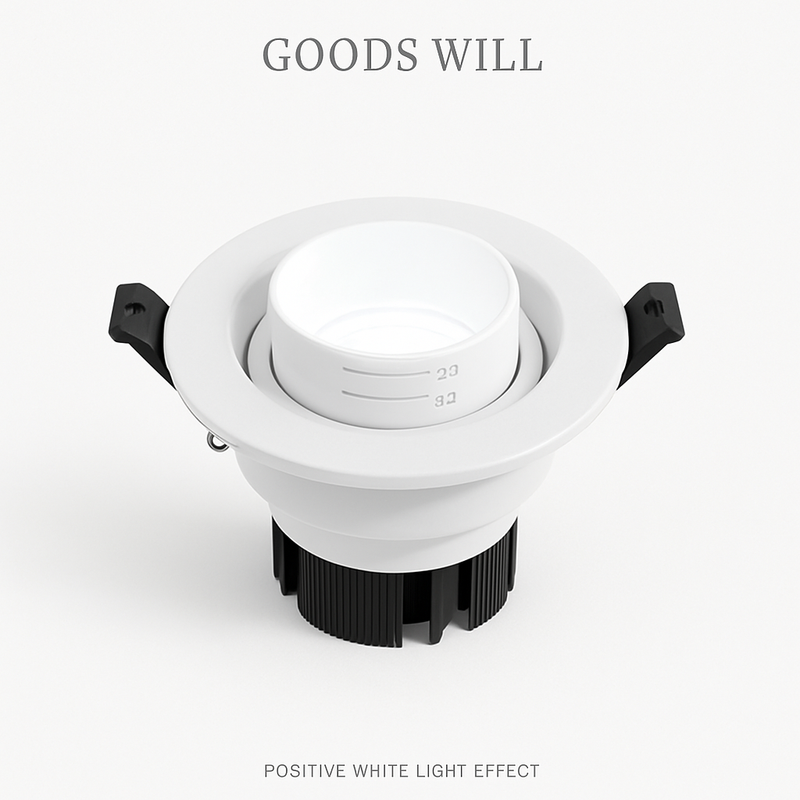 projecteur led spot encastré dimmable avec zoom intégré