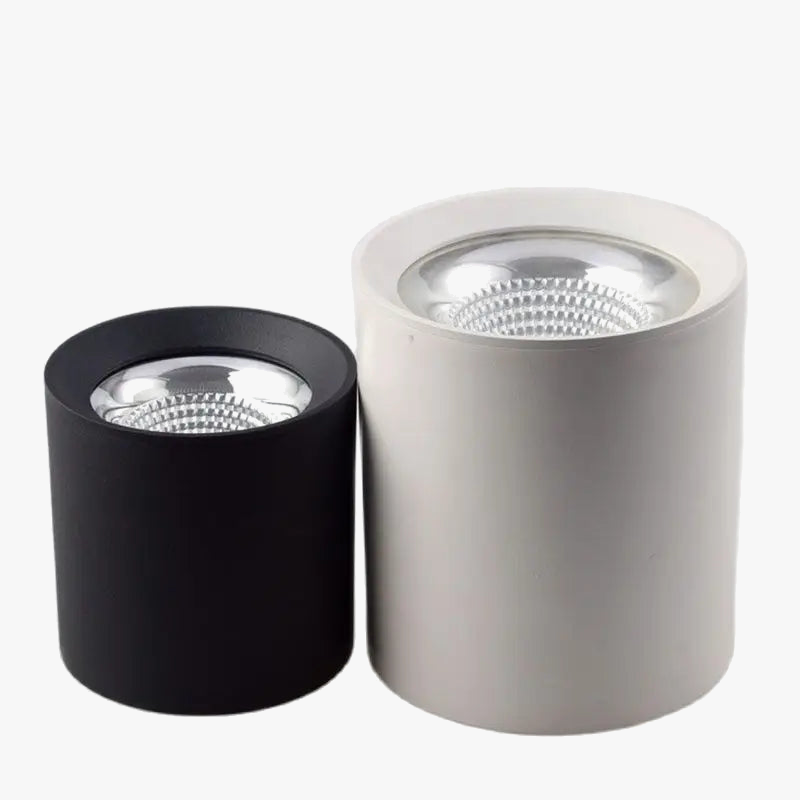 Qiuboss spot led cylindre à intensité variable pour éclairage de plafond