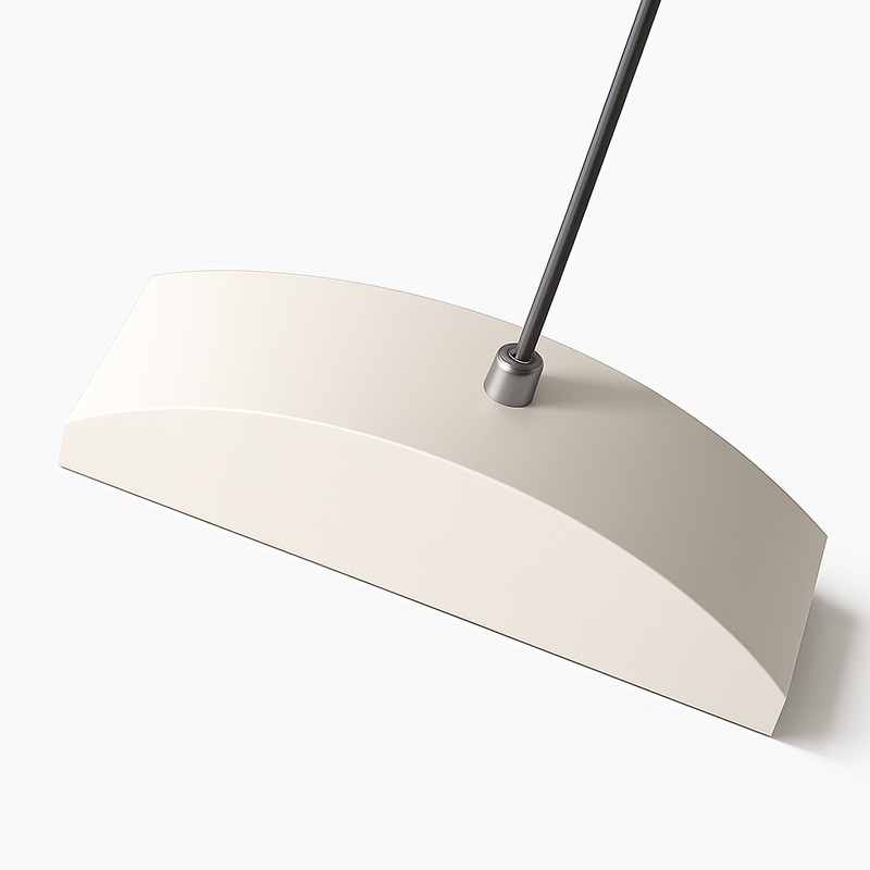 ruban forme Design salle à manger LED lustre en aluminium simplicité salon maison décoration intérieure éclairage de Table