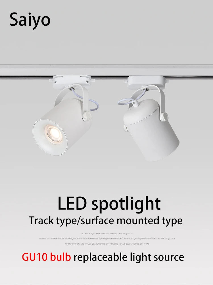 led éclairage sur rail projecteur angle réglable downlight luminaire