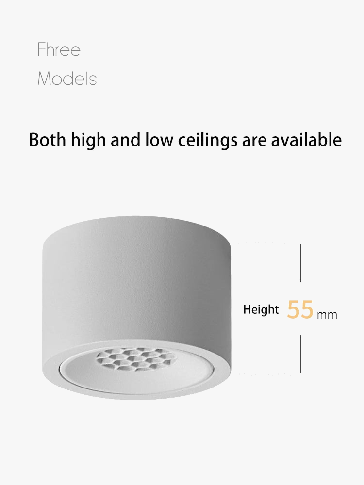 led spot ultra mince anti-éblouissement pour éclairage intérieur