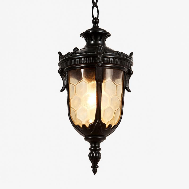 SANDIY Rétro Lustre Vintage Extérieur Plafond Suspension Europe Suspension pour Jardin Porche Balcon Cour Éclairage Public