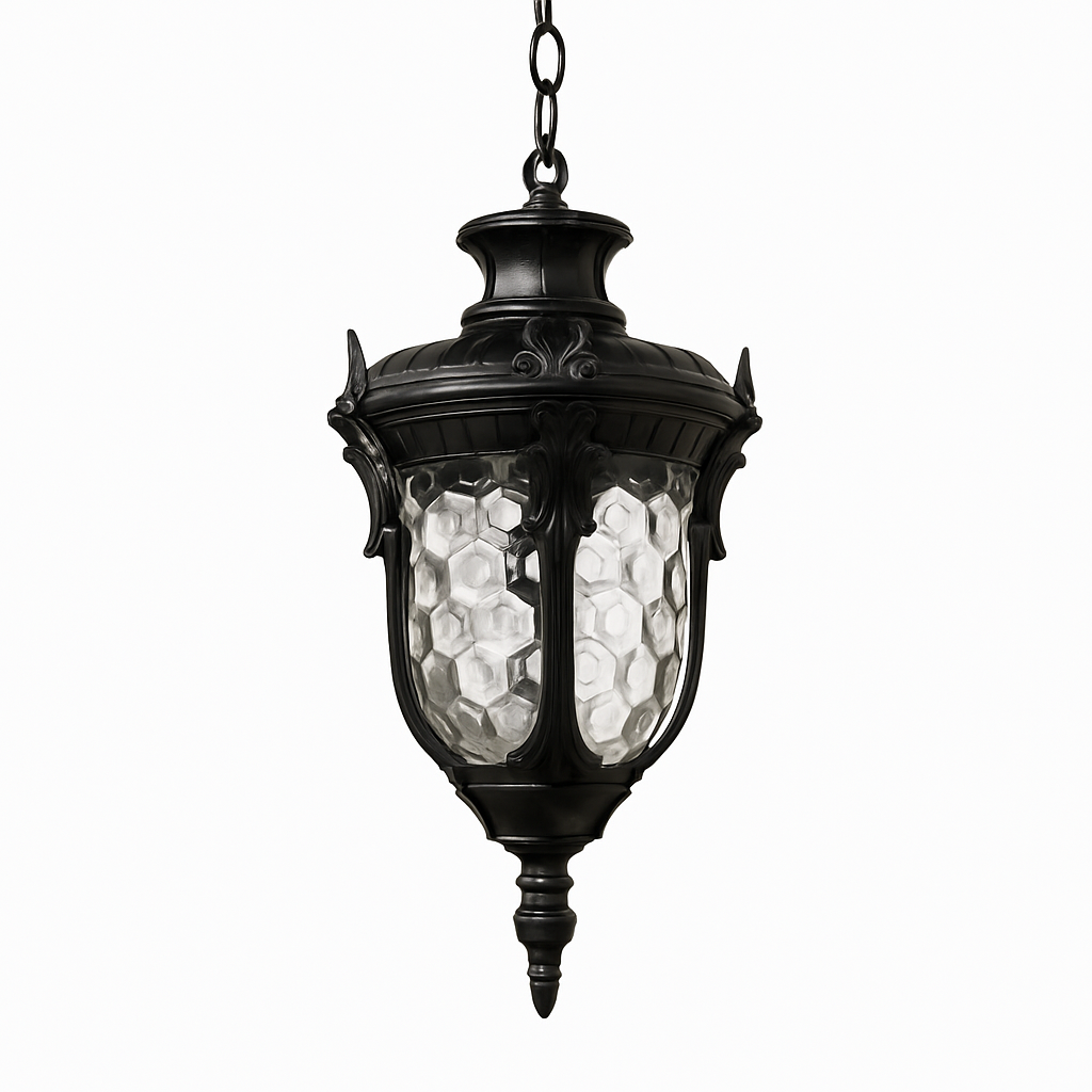 SANDIY Rétro Lustre Vintage Extérieur Plafond Suspension Europe Suspension pour Jardin Porche Balcon Cour Éclairage Public - vue 6 sur 12
